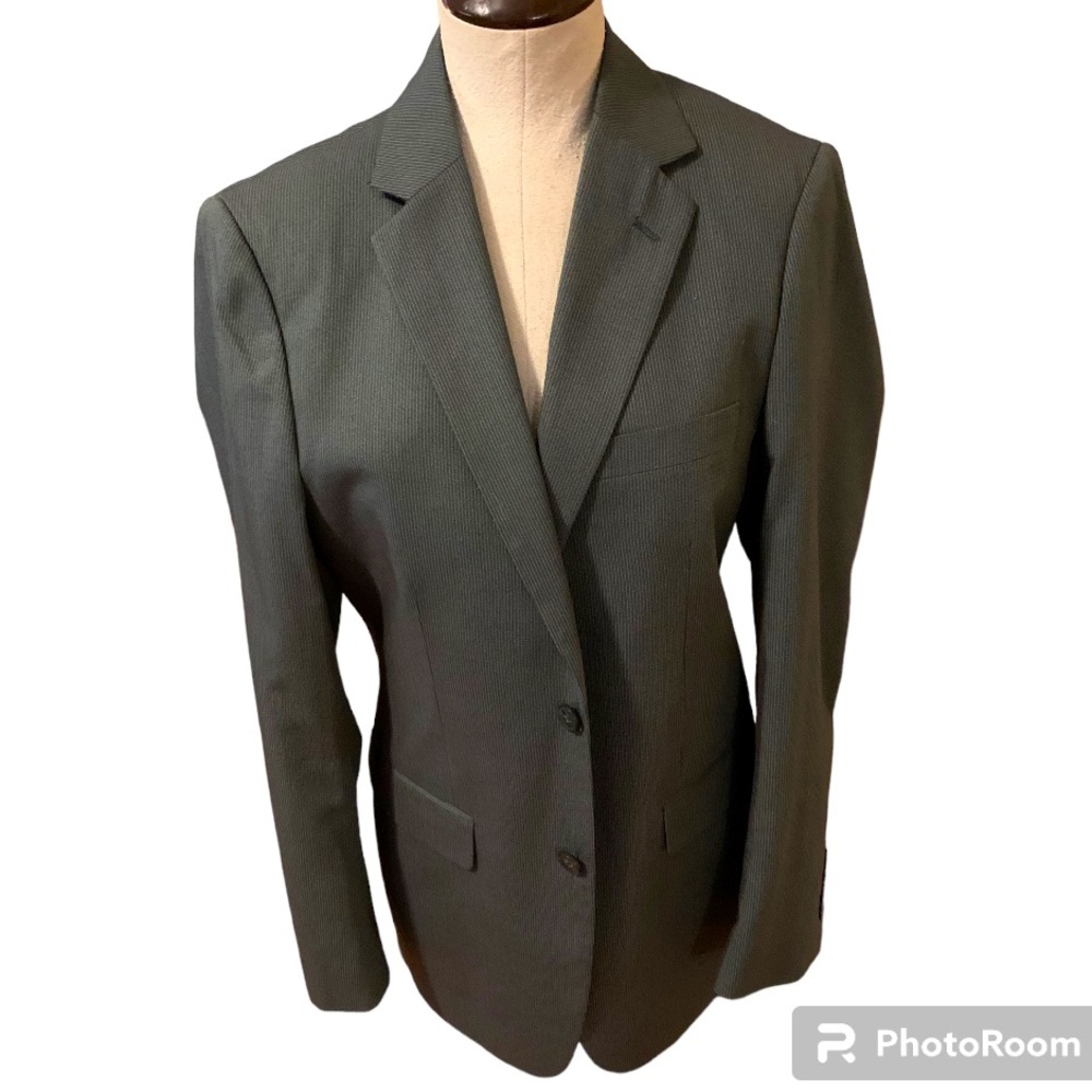 J. Ferrar, Modern Fit, Grey pin stripe Blazer Jacket